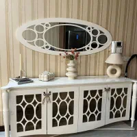 آینه کنسول سفید سالم و بدون خط و خش