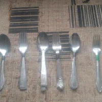 تعداد قاشق و چنگال درحد نو