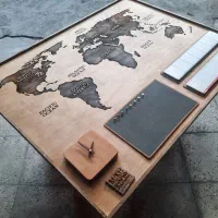 خدمات حک و برش لیزر ساخت اکسسوری چوبی