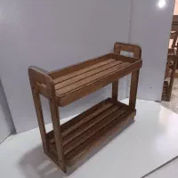 استند چوبی مناسب جا دار برای ادویه پاسماوری