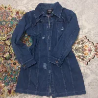 جین و چادر قجری و سارافون یقه دلبری