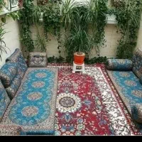سرویس شاه نشین ترمه پشتی مدل شاه عباسی|پشتی|تهران, بازار|دیوار