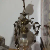 لوستر 8  شاخه برنز|لوستر و چراغ آویز|دورود, |دیوار