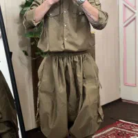 شلوار کردی ست پیراهن