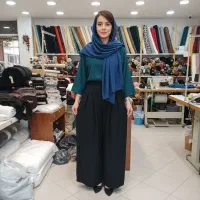 شلوار بگ لینن الیاف طبیعی (پوشاک عاقبتی وکیل آباد)