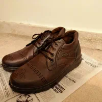 نیم بوت (پوتین) مردانه چرمی|کیف، کفش، کمربند|سنندج, |دیوار