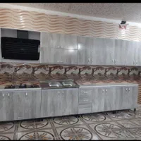 کابینت بدنه فلزی درب ام دی اف روکش ضد آب|مصالح و تجهیزات ساختمان|قم, آذر (نکویی)|دیوار