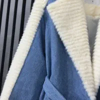 کاپشن زنانه ترکیب جین وتدی بند دار|لباس|قم, بنیاد|دیوار