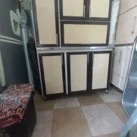 کابینت زیر سینک و سینک دو لگن و ابچکان 120 سانتی