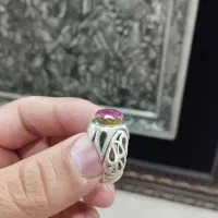 انگشتر یاقوت کهنه استاد رسول