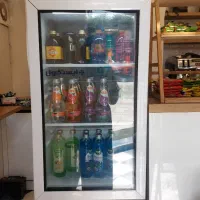یخچال درب شیشه ای
