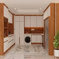 ساخت انواع کابینت کمد دیواری|کتابخانه، شلف، قفسه‌های دیواری|بیرجند, |دیوار