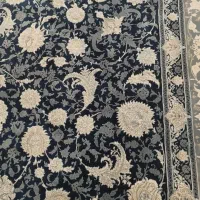 فرش نخ پنبه ابریشم ۹ متری دو عدد