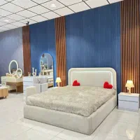 سرویس تخت خواب لایتدار تختخواب با تشک خوشخواب رویا