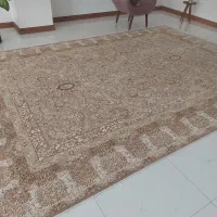 فرش طلاکوب شیک و کم استفاده ۹ متری اصل کاشان