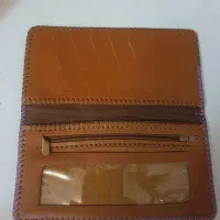 کیف پول چرم طبیعی دست دوز|کیف، کفش، کمربند|اصفهان, مهدی آباد|دیوار