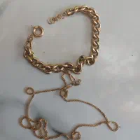 طلای دست دوم دستبند و گلوبند