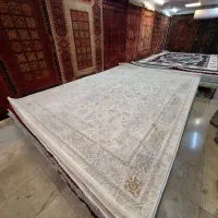 فرش مارون ۹ متری سبز و بژ و طوسی سبز|فرش|مشهد, امیر|دیوار