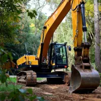 بارگیری خاک مخلوط قرمز