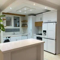 دکوراسیون کابینت تیوی وال کمددیواری  روف گاردن میز