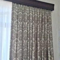 دو عدد پرده دکور بسیار تمیز مشابه نو|پرده، رانر، رومیزی|آستارا, |دیوار