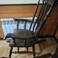 صندلی مادربزرگ تشک دار