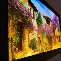 تابلو چراغ دار طبیعت زیبا