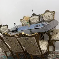 مبل سلطنتی با ناهارخوری چوب راش