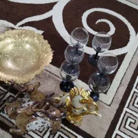 یک عدد میوه خوری شیک و زیبا و یک دست لیوان|ظروف سرو و پذیرایی|قرچک, مهدیه|دیوار