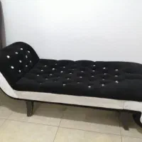 دوعدد کاناپه قهوه ای، مبلی،،شزلون  مشکی  1عدد|مبلمان خانگی و میز عسلی|رشت, صفاری|دیوار