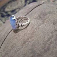 انگشترنقره عقیق کبودسیلند|جواهرات|قم, باجک دو|دیوار