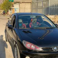 فروش و پژو 206 تیپ 2 خوش رخ رنگ مشکی فوق تمیز