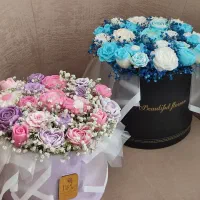 گهواره باکس نوزادی باشمع|گل مصنوعی|کرمانشاه, |دیوار