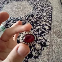 انگشتر نقره یاقوت