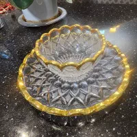 ظروف کریستالی طرح آنجلیکا دور طلایی|ظروف سرو و پذیرایی|تهران, امیریه|دیوار