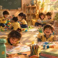 کلاس های زبان انگلیسی برای کودکان ۳ تا ۷ سال