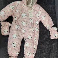 کاپشن سرهمی نوزادی مناسب تا یک سالگی سایز ۳