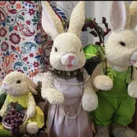 ست خرگوش|مجسمه، تندیس، ماکت|کیش, |دیوار