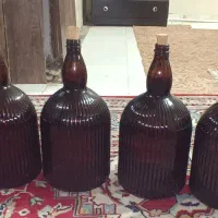 بطری شیشه ای 5 لیتری جنس عالی زخیم