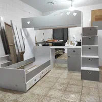 تخت خواب دوطبقه با کیفیت عالی - انتخاب رنگ آزاد|تخت و سرویس خواب|خمینی‌شهر, |دیوار