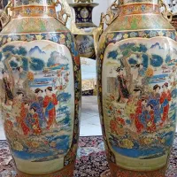 جفت گلدان بزرگ کنارسالنی ۹۰سانتی|صنایع دستی و سایر لوازم تزئینی|تهران, قلهک|دیوار