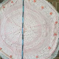 رو میزی قلاب بافی