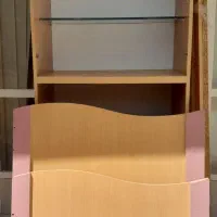 کمد و تخت کرم صورتی|تخت و سرویس خواب|اصفهان, دستگرده|دیوار