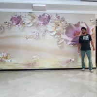 نصاب کاغذ دیواری و پوستر سه بُعدی