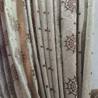 دو عدد پرده گیپور طرحدار|پرده، رانر، رومیزی|آستارا, |دیوار