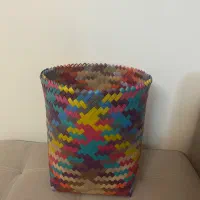 سبد و جای لباس چرک حصیری دستباف زیبا|صنایع دستی و سایر لوازم تزئینی|تهران, جهاد|دیوار