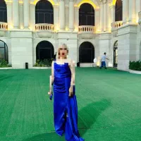 لباس مجلسی ساتن شیک