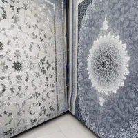 فرش رنگ های روشن سفید شیری و موکایی *نقشه های جدید