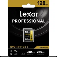 کارت حافظه لکسار Lexar 1800x 280MB UHS-II 128GB