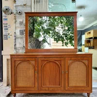 آینه کنسول حصیری|بوفه، ویترین، کنسول|مشهد, فاطمیه|دیوار